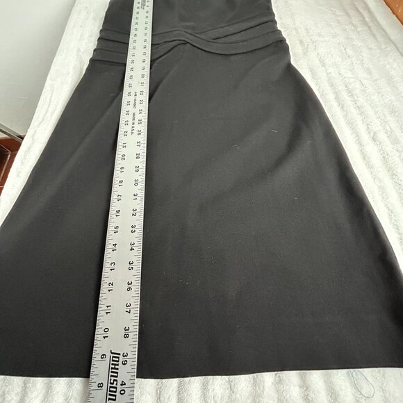 Diane Von Furstenberg Womens Black Sleeveless Evita Sheath Dress Size 12 Stretch - Picture 10 of 10